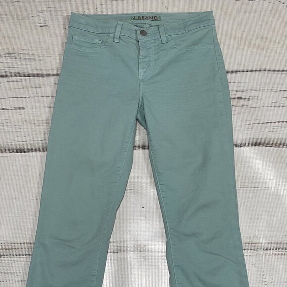 J Brand Juniper Jeans Skinny Leg Denim Green Size 26 - Picture 4 of 13